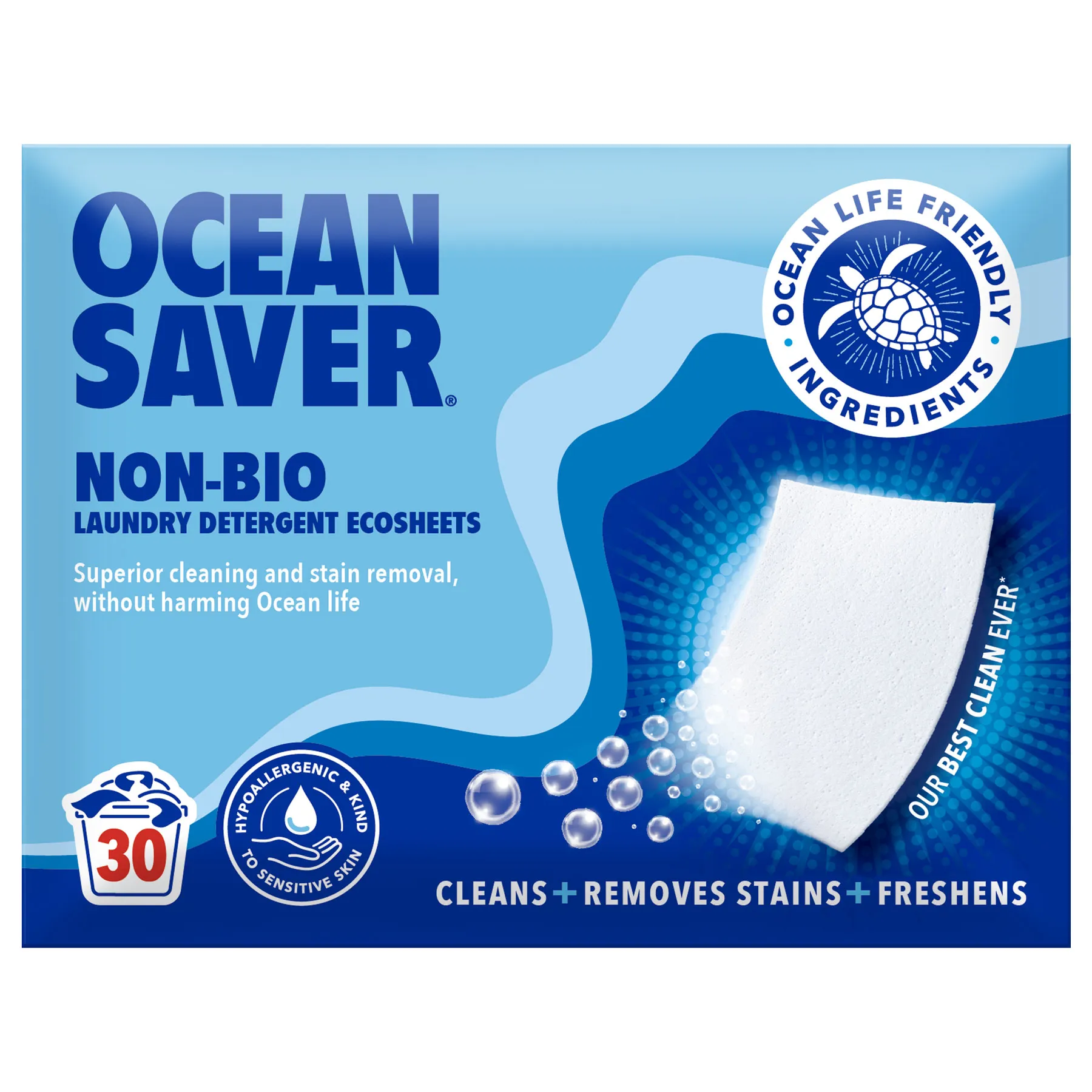 OCEANSAVER Ecosheets - prací papírky 30pd