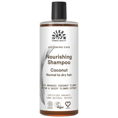 URTEKRAM šampon Coconut 500ml pro normální až suché vlasy