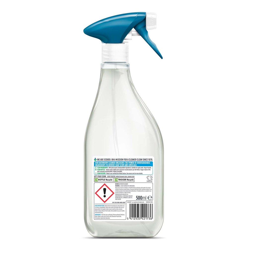ECOVER čistič koupelen 500ml s rozprašovačem