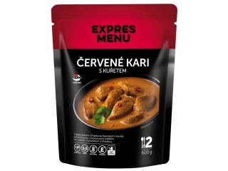 Expres menu Červené kari s kuřetem 600g