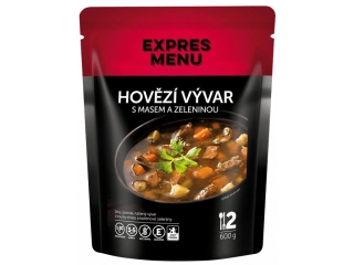 Expres menu Hovězí vývar se zeleninou 600g